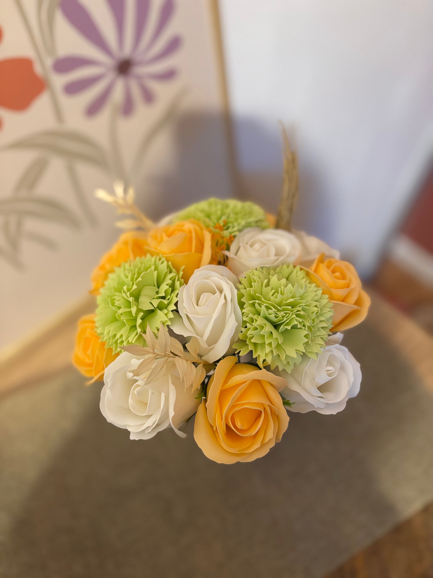 Bouquet fleurs de savon