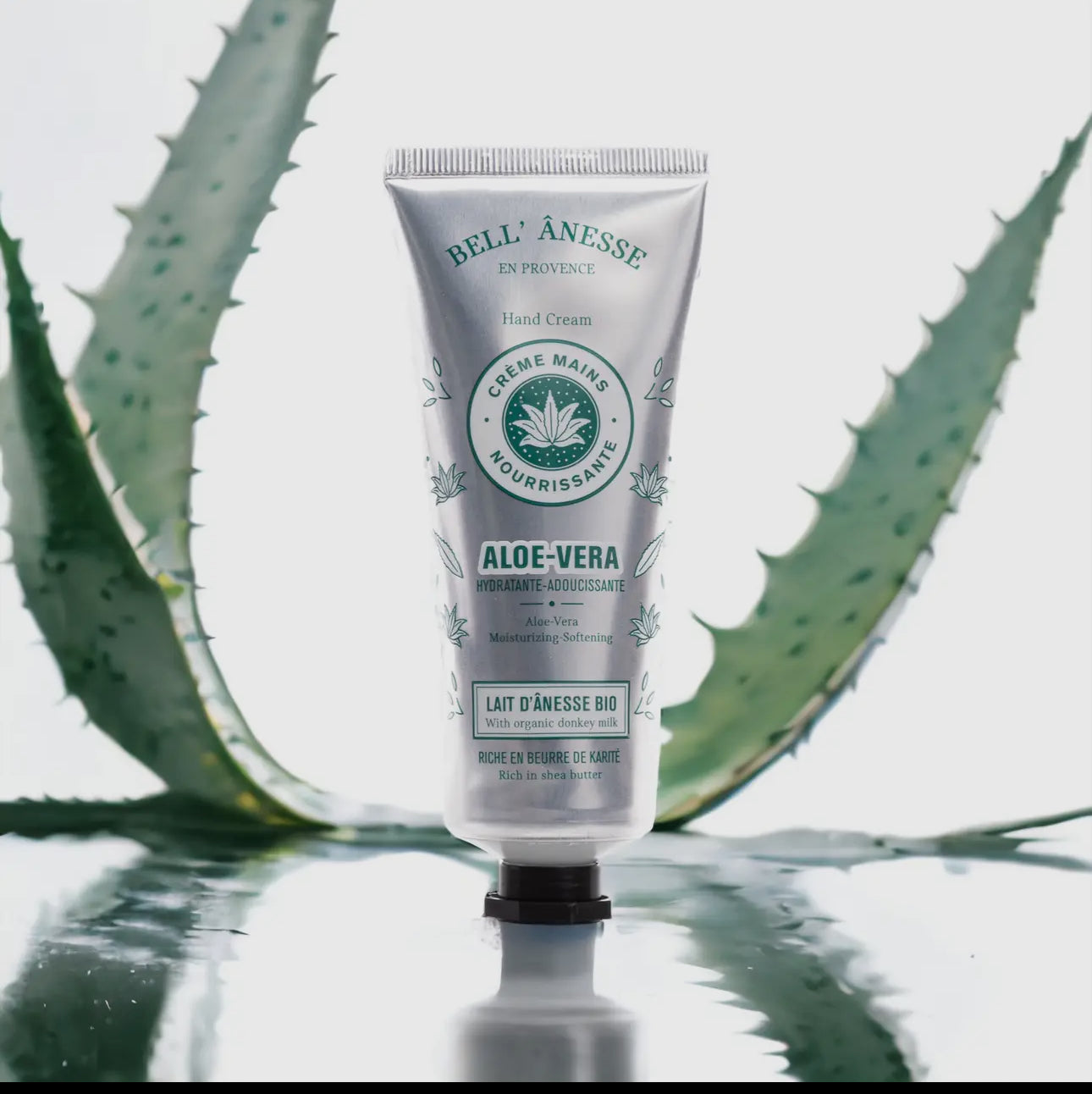 Crème main lait d’ânesse Bio aloe vera