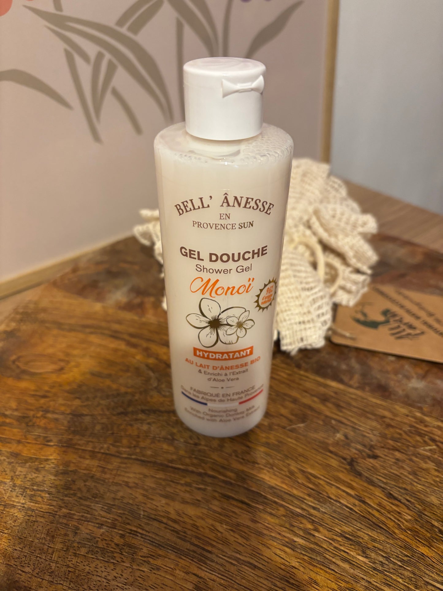 Gel douche Lait d'Anesse bio Monoï