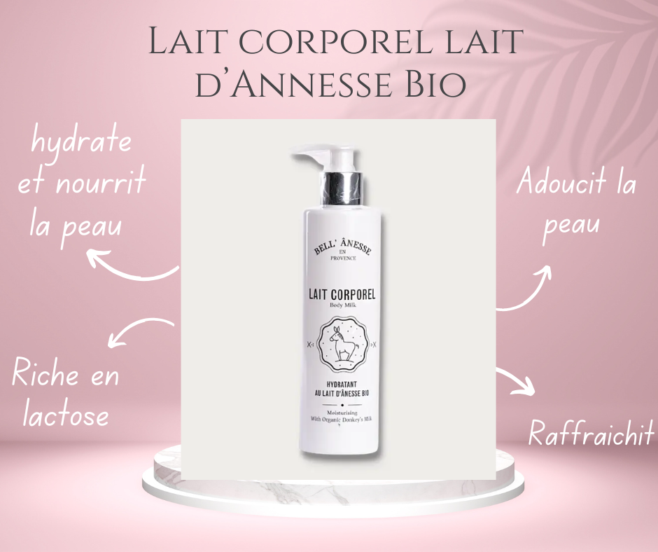 Lait corporelle Lait d'ânesse Bio Nature