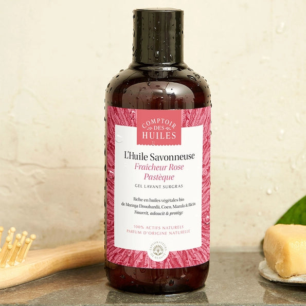 Huile savonneuse Rose Pastèque