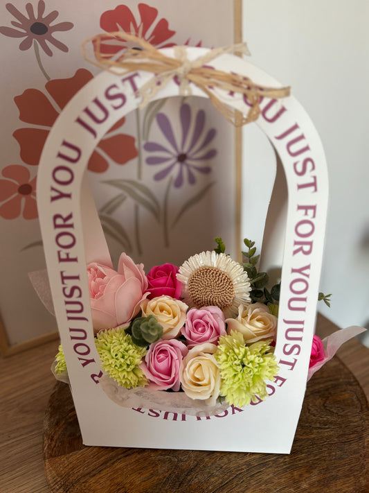 Composition fleurs de savon