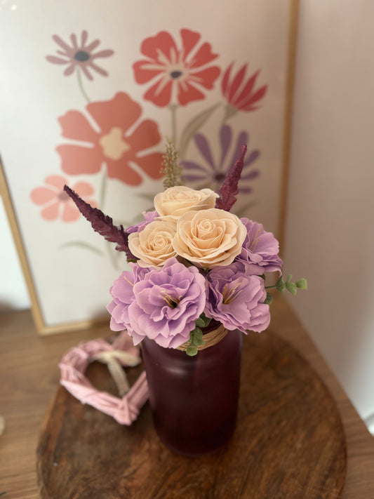 Composition fleurs de savon