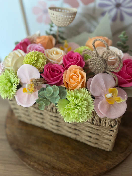 Composition fleurs de savon