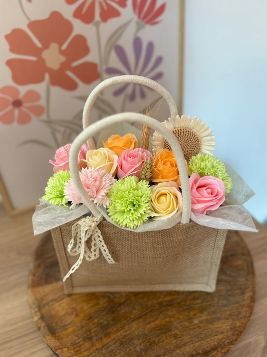 Composition fleurs de savon