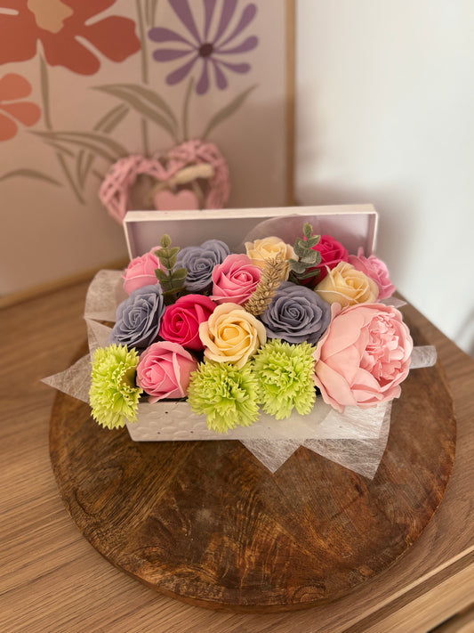 Composition fleurs de savon