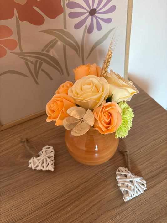 Composition fleurs de savon