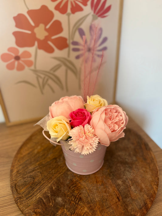 Composition fleurs de savon