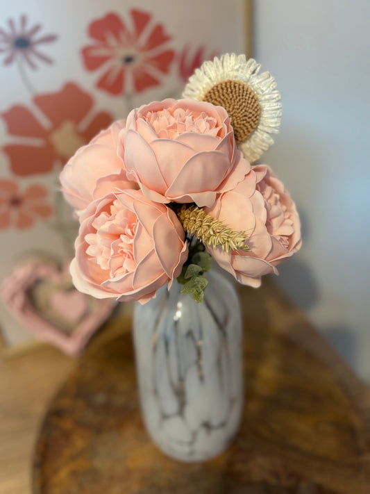 Composition Pivoines en savon