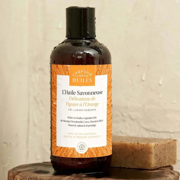 Huile savonneuse délicatesse de Figuier à l’orange